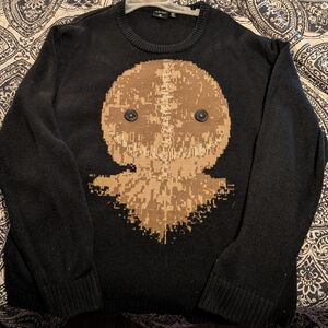 Black and Tan Graphic Sweater